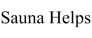 SAUNA HELPS