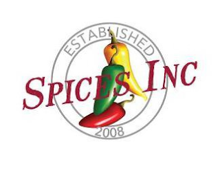 SPICES INC ESTABLISHED 2008