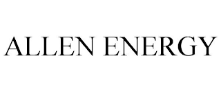 ALLEN ENERGY