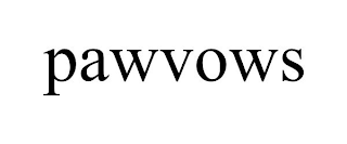 PAWVOWS