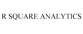 R SQUARE ANALYTICS