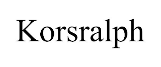 KORSRALPH