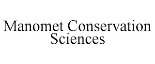 MANOMET CONSERVATION SCIENCES