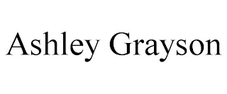 ASHLEY GRAYSON