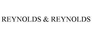 REYNOLDS & REYNOLDS