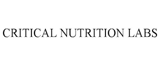 CRITICAL NUTRITION LABS