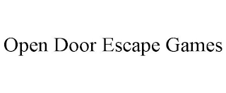 OPEN DOOR ESCAPE GAMES