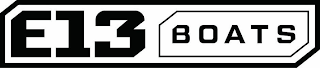 E 13 BOATS