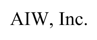 AIW, INC.