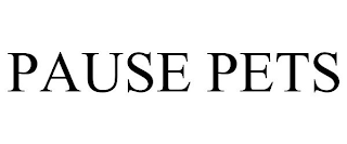 PAUSE PETS