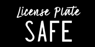 LICENSE PLATE SAFE