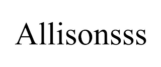 ALLISONSSS