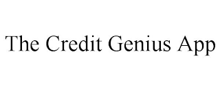 THE CREDIT GENIUS APP