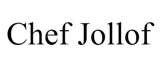 CHEF JOLLOF