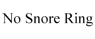 NO SNORE RING