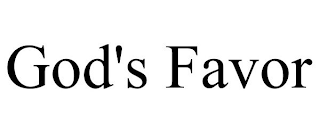 GOD'S FAVOR