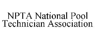 NPTA NATIONAL POOL TECHNICIAN ASSOCIATION