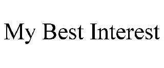 MY BEST INTEREST