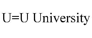 U=U UNIVERSITY