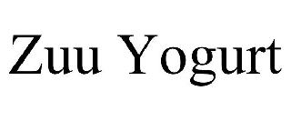 ZUU YOGURT