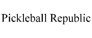 PICKLEBALL REPUBLIC
