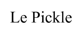 LE PICKLE