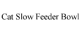 CAT SLOW FEEDER BOWL