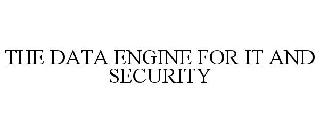 THE DATA ENGINE FOR IT AND SECURITY