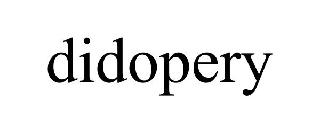 DIDOPERY