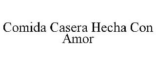 COMIDA CASERA HECHA CON AMOR