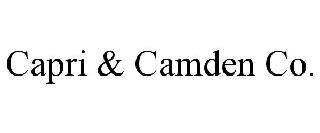 CAPRI & CAMDEN CO.