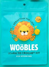 SEBASTIAN THE LION THE WOOBLES LEARN TO CROCHET KIT FOR BEGINNERS ALL MATERIALS INCLUDED