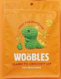 FRED THE DINOSAUR THE WOOBLES LEARN TO CROCHET KIT FOR BEGINNERS ALL MATERIALS INCLUDED