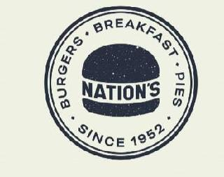 NATION'S SINCE 1952 BURGERS BREAKFAST PIES