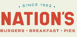 NATION'S SINCE 1952 BURGERS BREAKFAST PIES