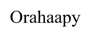 ORAHAAPY