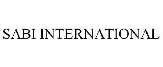 SABI INTERNATIONAL