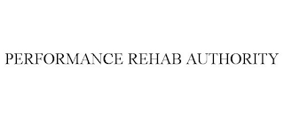 PERFORMANCE REHAB AUTHORITY