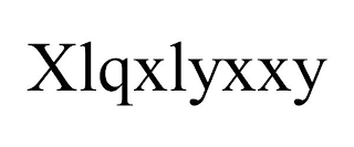 XLQXLYXXY