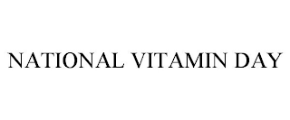 NATIONAL VITAMIN DAY