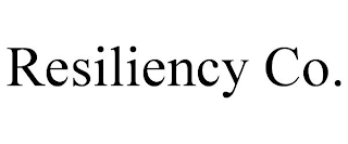 THE RESILIENCY CO.