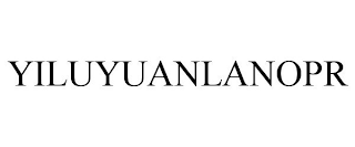 YILUYUANLANOPR