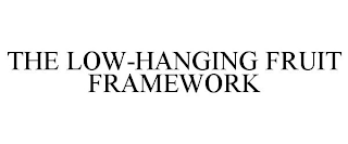 THE LOW-HANGING FRUIT FRAMEWORK