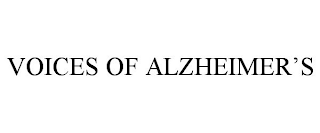 VOICES OF ALZHEIMER'S