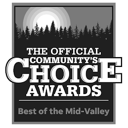 THE OFFICIAL COMMUNITY'S CHOICE AWARDS BEST OF THE MID-VALLEY