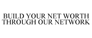 BUILD YOUR NET WORTH THROUGH OUR NETWORK