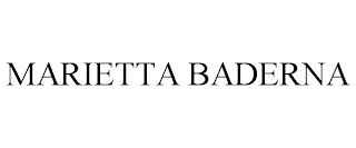 MARIETTA BADERNA