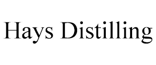 HAYS DISTILLING