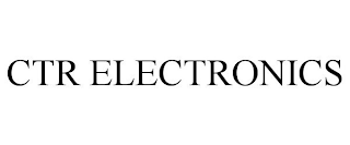 CTR ELECTRONICS