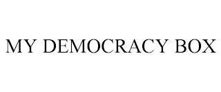 MY DEMOCRACY BOX